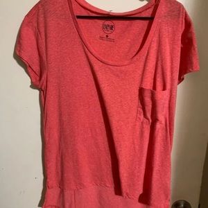 Pink pocketed Tee